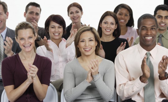Businesspeople Applauding