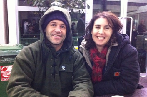 m.a.d.woman CEO & Founder Melina Schamroth with Former All Black Marc Ellis
