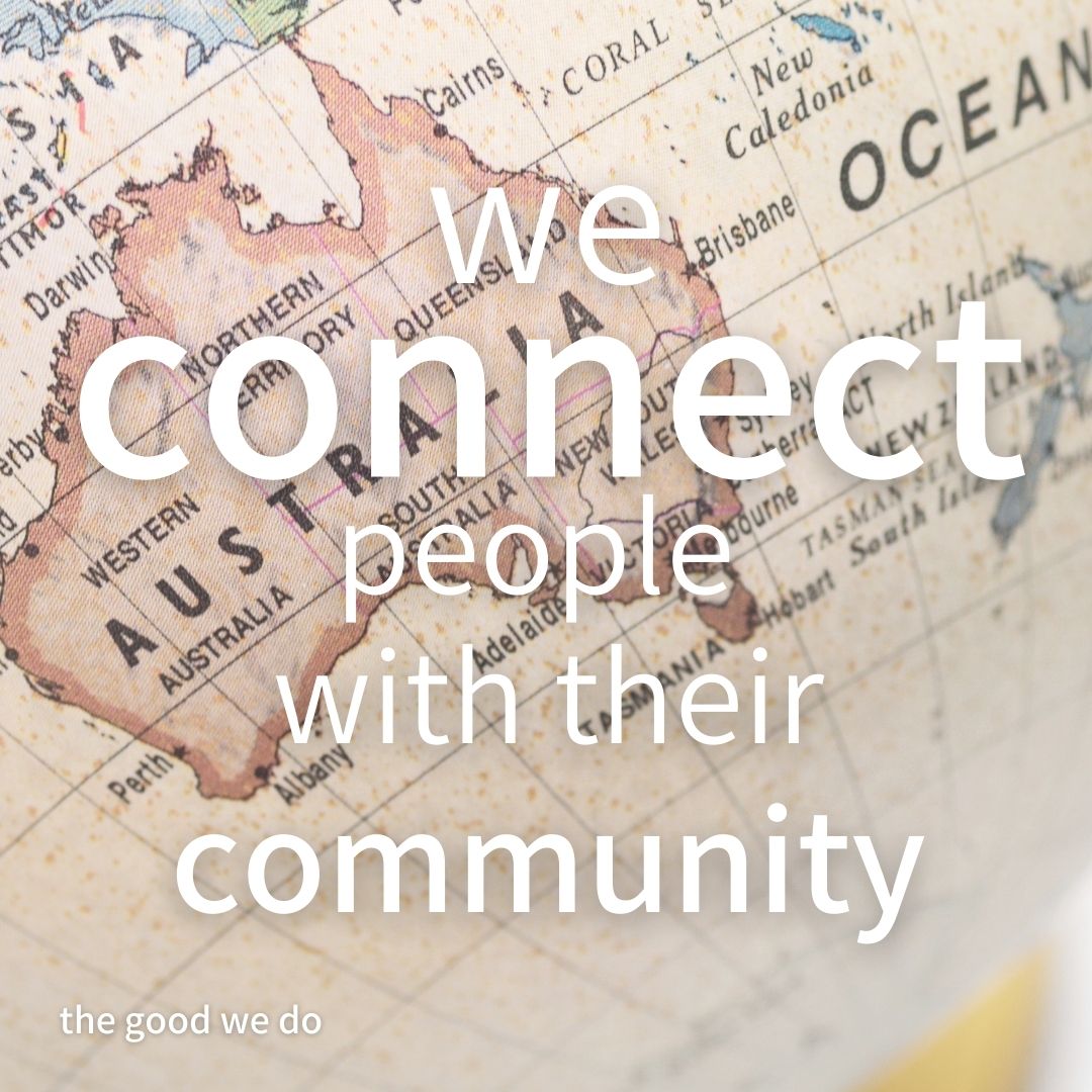 we connect people with their community